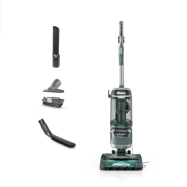 Shark Detect Pro Lift-Away ADV Bagless Upright Vacuum with DuoClean Detect, HEPA Filter, Anti-Allergen, Powerful Suction, and Odor Neutralizer Technology, Evergreen, LA802
