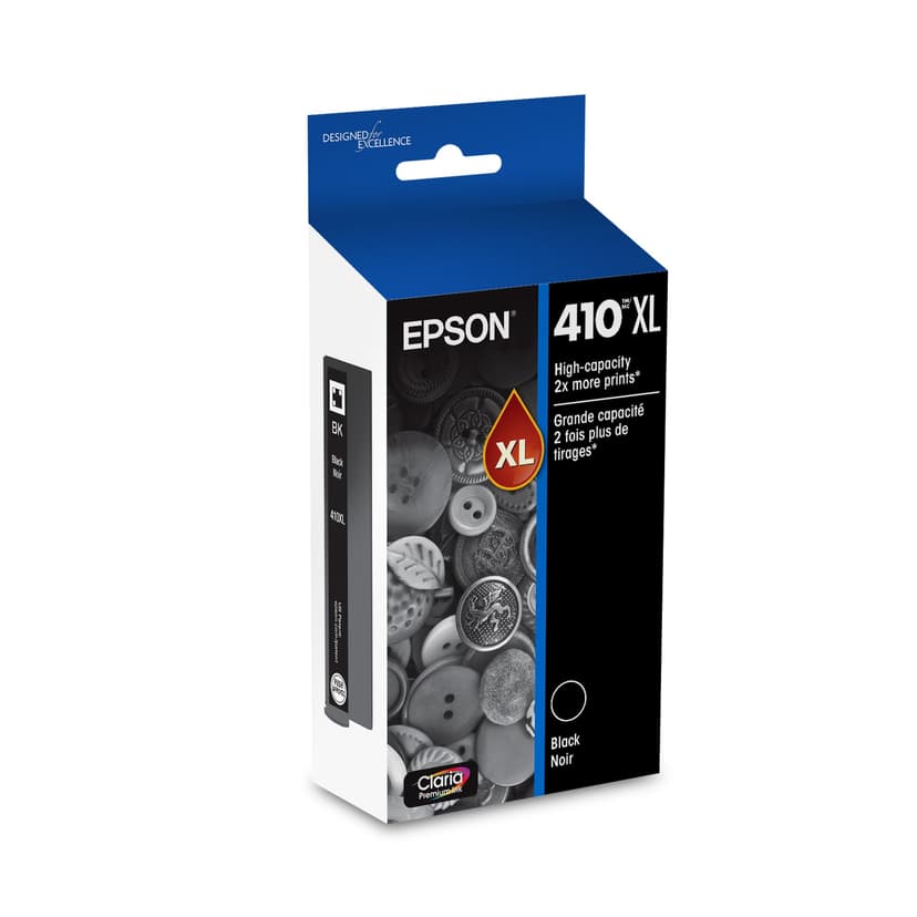 EPSON 410 Claria Premium Ink High Capacity (T410XL020) Works with Expression XP-530, 630, 640, 7100, 830
