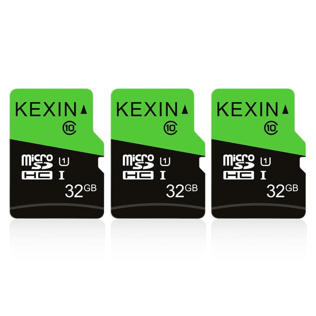 KEXIN 3 Pack 32GB Micro SD Card Memory Card MicroSDHC UHS-I Memory Cards Class 10 High Speed Card, C10, U1, 32 GB 3 Pack