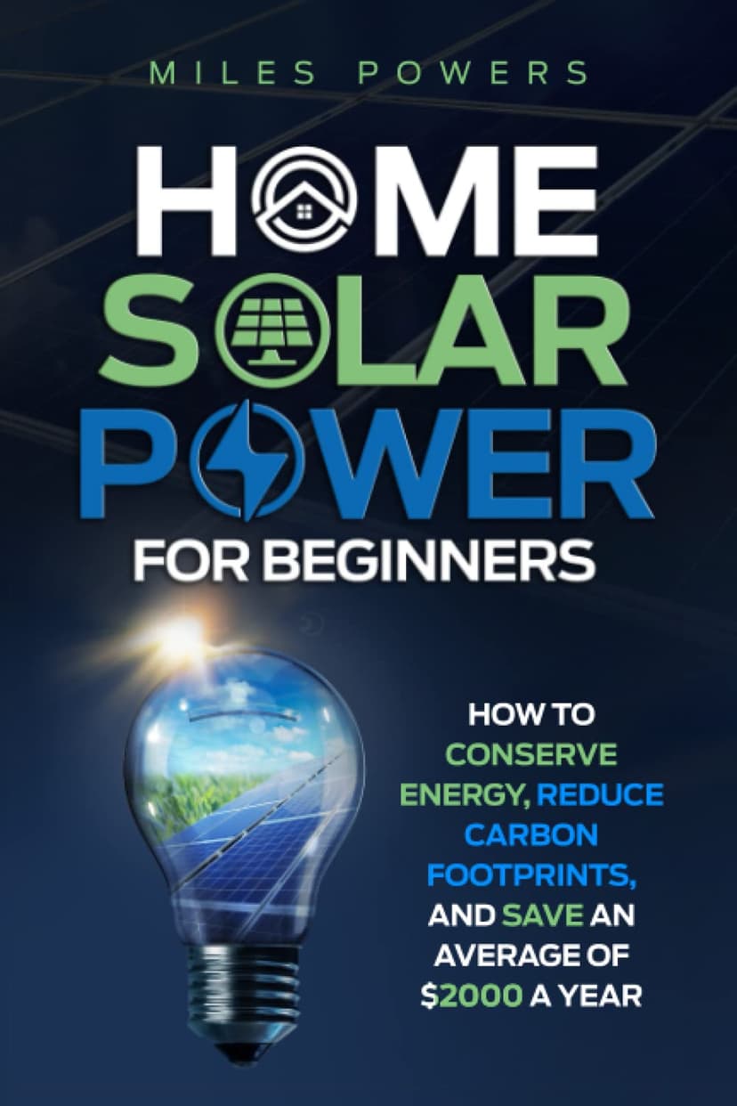 Home Solar Power For Beginners: How to Conserve Energy, Reduce Carbon Footprints, and Save an Average of $2000 a Year