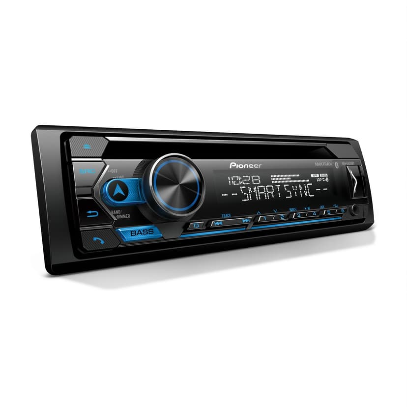 Pioneer DEH-S4220BT 1-Din CD Receiver – Bluetooth, USB/AUX, Color Change, FLAC, AM/FM Radio, Detachable Face, 50W x 4, Voice Control, Hi-Volt RCA Preouts