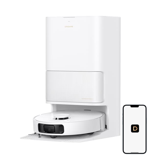 DREAME L40s Ultra CE Robot Vacuum and Mop Combo with Self-Emptying Dock, 13,000Pa Suction, Mop Self-Cleaning and Auto-Raising, Ultrasonic Carpet Sensing, Ideal for Pet Hair, Carpet and Hard Floors