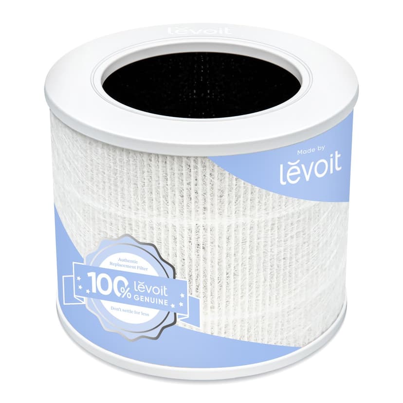 LEVOIT Core Mini-P Replacement Filter, Genuine Core Mini-RF Air Purifier Filters, Supports HEPA Sleep Mode, High-Efficiency Activated Carbon for Removal of Smoke, Odor, Allergens, Pollen, 1 Pack,White