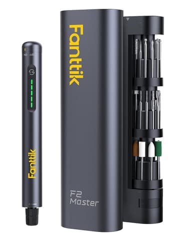 Fanttik F2 Master Mini Cordless Rotary Tool Kit, NeoPulse Motor, 5 Speed, 25000 RPM, Revostor Hub, 35 Accessories, Engraving Pen, for 3D Printer Sanding, Polishing, Drilling, Carving, DIY Crafts