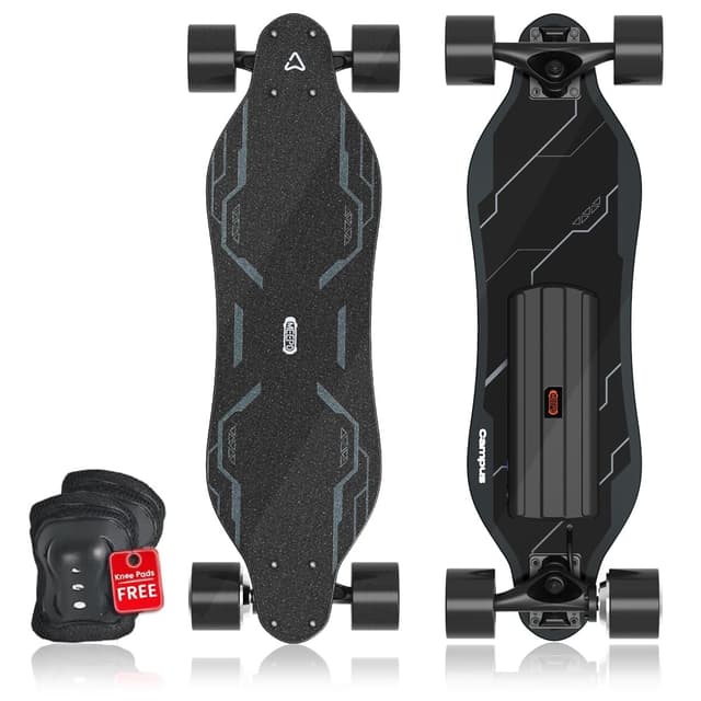 MEEPO Campus V3 Series/Envy Electric Skateboard with Remote, Top Speed Up to 29 Mph, 4 Speed Smooth Braking, Easy Carry Handle Design, Suitable for Adults & Teens