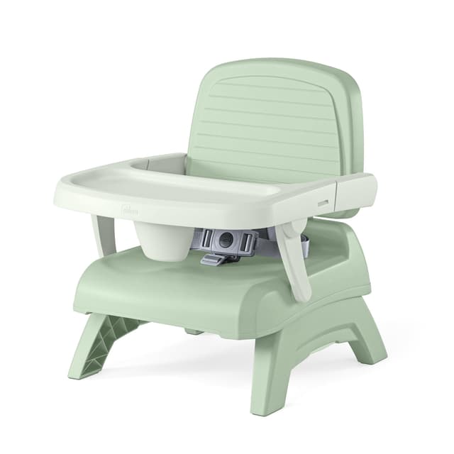 Chicco Bento Booster 3-in-1 Portable Booster Seat for Table, Feeding Seat and Toddler Chair for Babies and Toddlers, for Children up to 50 lbs., Lightweight, Compact Fold | Sage/Green