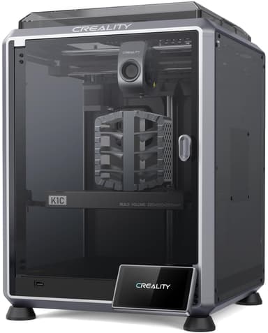 Creality K1C 3D Printer, 600mm/s High-Speed Auto Leveling Clog-Free Robust Direct Extruder K1 SE Upgraded 3D Printer with AI Camera 300°C Printing Silent Mode Support Carbon Fiber Filaments