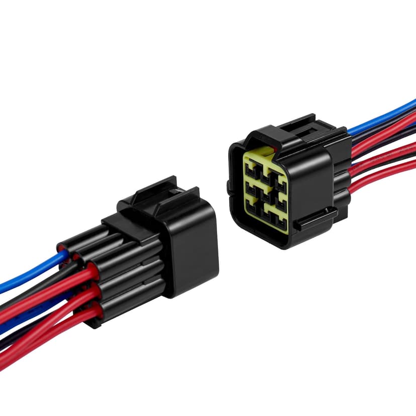 ZHOFONET 9 Pin Waterproof Connector,Waterproof Electrical Car Auto Wire Connector,16AWG Male Female Quick Disconnect Wire Connectors for Car Truck Motorcycle Marine Boat(1pairs)