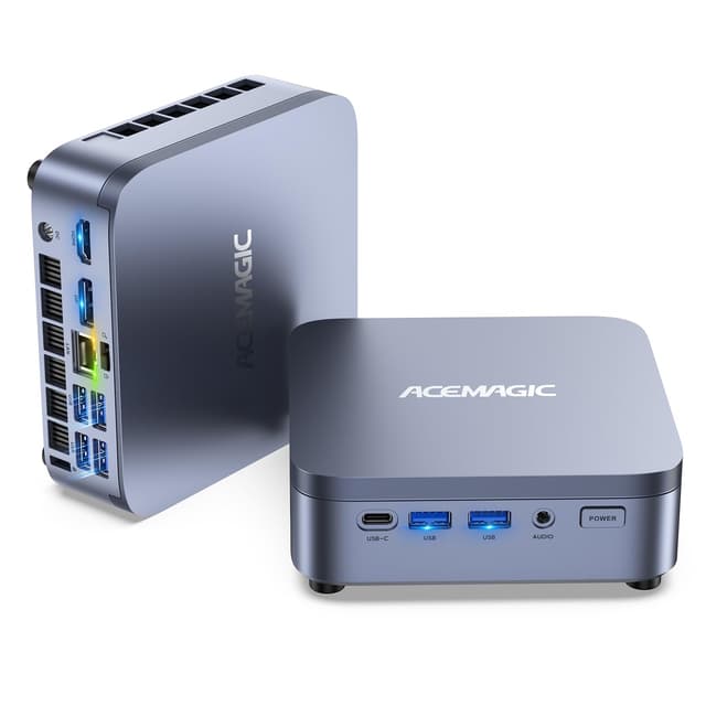ACEMAGIC M5 Mini PC Intel Core i7-14650HX HX-Class Processor(16C/24T, 55W) 32GB RAM 1TB PCIe 4.0 SSD Mini PC Windows 11 Pro WiFi 6E, Triple 4K Mini Computer Desktop