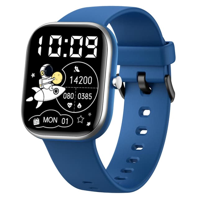 Smart Watch for Kids Fitness Tracker No Phone/APP Needed,19 Sport Mode,1.5" DIY Dial,IP68 Waterproof,Sleep Monitor,Pedometers,Heart Rate,Great Birthday Gift for Boys Girls Teens 6-14 Year Olds (Blue)