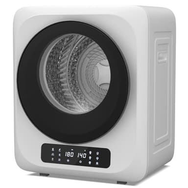 VCJ Portable Dryer for Laundry, 12lbs Clothes Dryer with 6 Drying Modes & 8H Timer, LED Display 850W Front Load Compact Electric Dryer for Apartment, RVs, Dorms