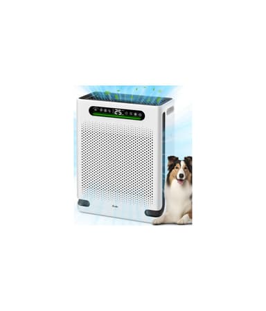 Air Purifiers for Home Large Room Up to 2600 Ft², HEPA Air Purifier with Washable Filter & Air Quality Display, Powerful Turbo Mode Air Cleaner for Pet Hair Odors Smoke Dust, HAP605