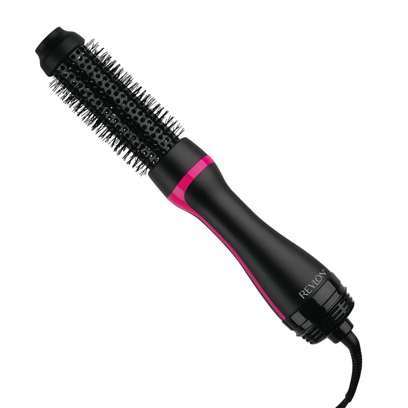 REVLON One-Step Root Booster Hot Air Brush Styler and Dryer, Revive Styles and Add Volume to hair with this Dryer Brush, 1 ½ inch Barrel (Black)