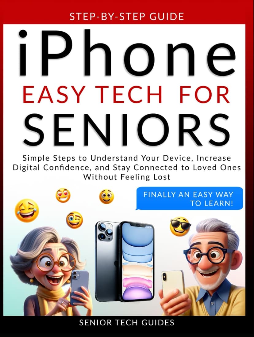 iPhone Easy Tech For Seniors: Simple Steps to Understand Your Device, Increase Digital Confidence, and Stay Connected to Loved Ones Without Feeling Lost