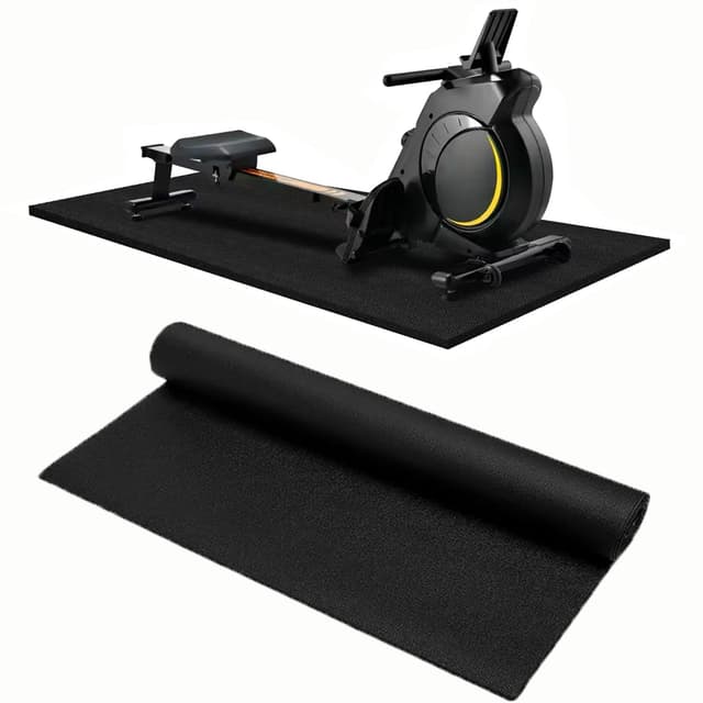 Walking Pad Mat for Carpet, Treadmill Mat for Hardwood Floors, Bike Mats Compatible with Peloton – Non-Slip Exercise Mats, Shock Absorbing & Floor Protection for Home Gym Use (84" Lx 36" W x0.24 Th)