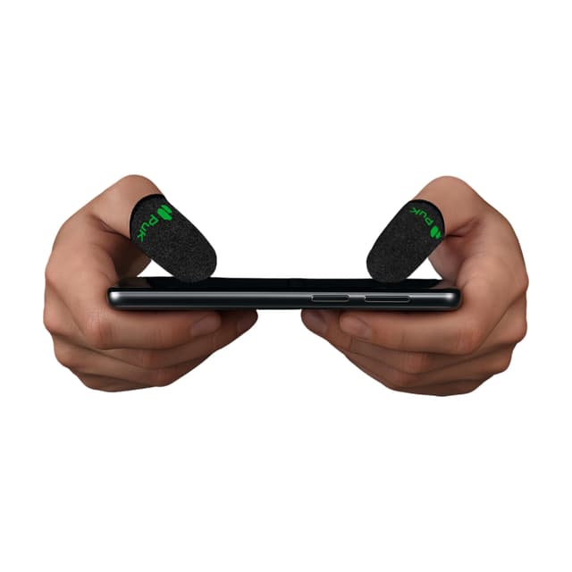 PuK Mobile Gaming Thumb Sleeves - Pack of 10 Breathable Anti-Sweat Gaming Finger Sleeves for Smooth Glide & Precision Control - Mobile Game Accessories Optimized for FPS & Battle Royale Type Games