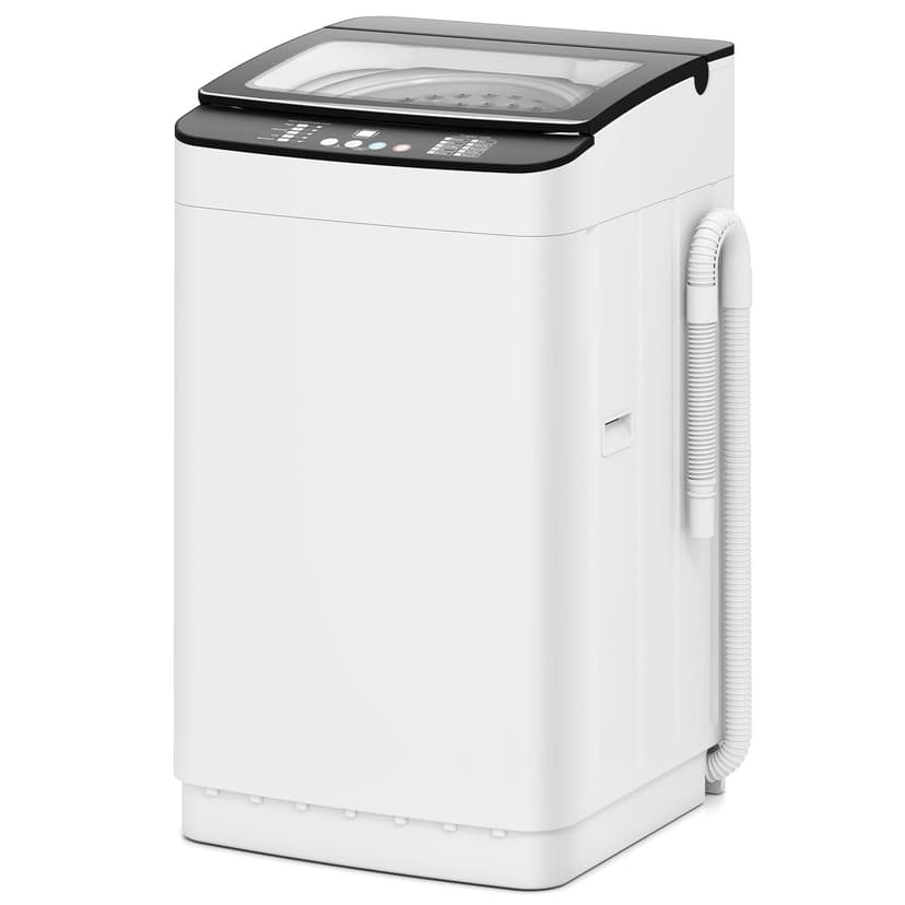Auertech Portable Washing Machine, 2.4 cu.ft Capacity Fully Automatic Washer with Drain Pump, 10 Programs, 5 Water Levels, Portable Washer Dryer Combo for Apartment, RV, Dorm
