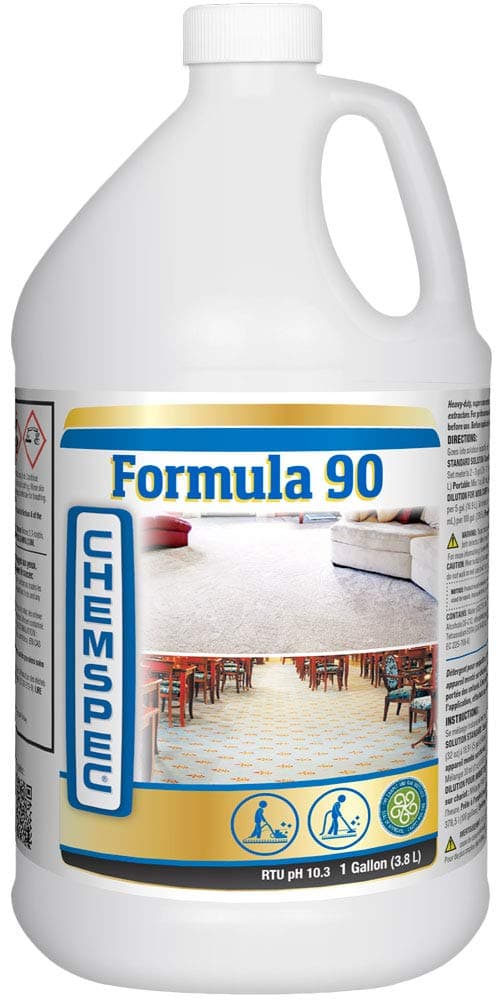 Chemspec LF901G Formula 90 Professional Carpet Cleaning Detergent for Commercial and Heavily Soiled Carpets (1 Gallon)