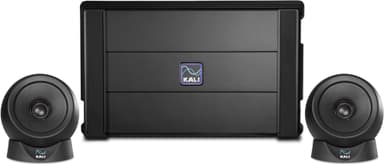 KALI AUDIO in-UNF Ultra Nearfield 3-Way Studio Speakers - Professional Monitor Speakers for Audio Production, Mixing, Mastering - Boundary EQ, DSP-Powered DIP Switches - Recording Studio Equipment