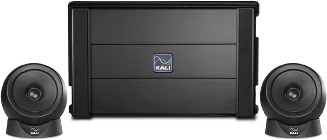 KALI AUDIO in-UNF Ultra Nearfield 3-Way Studio Speakers - Professional Monitor Speakers for Audio Production, Mixing, Mastering - Boundary EQ, DSP-Powered DIP Switches - Recording Studio Equipment