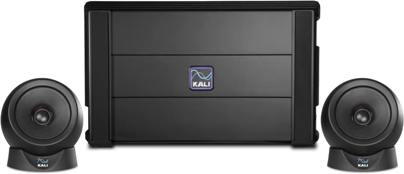 KALI AUDIO in-UNF Ultra Nearfield 3-Way Studio Speakers - Professional Monitor Speakers for Audio Production, Mixing, Mastering - Boundary EQ, DSP-Powered DIP Switches - Recording Studio Equipment