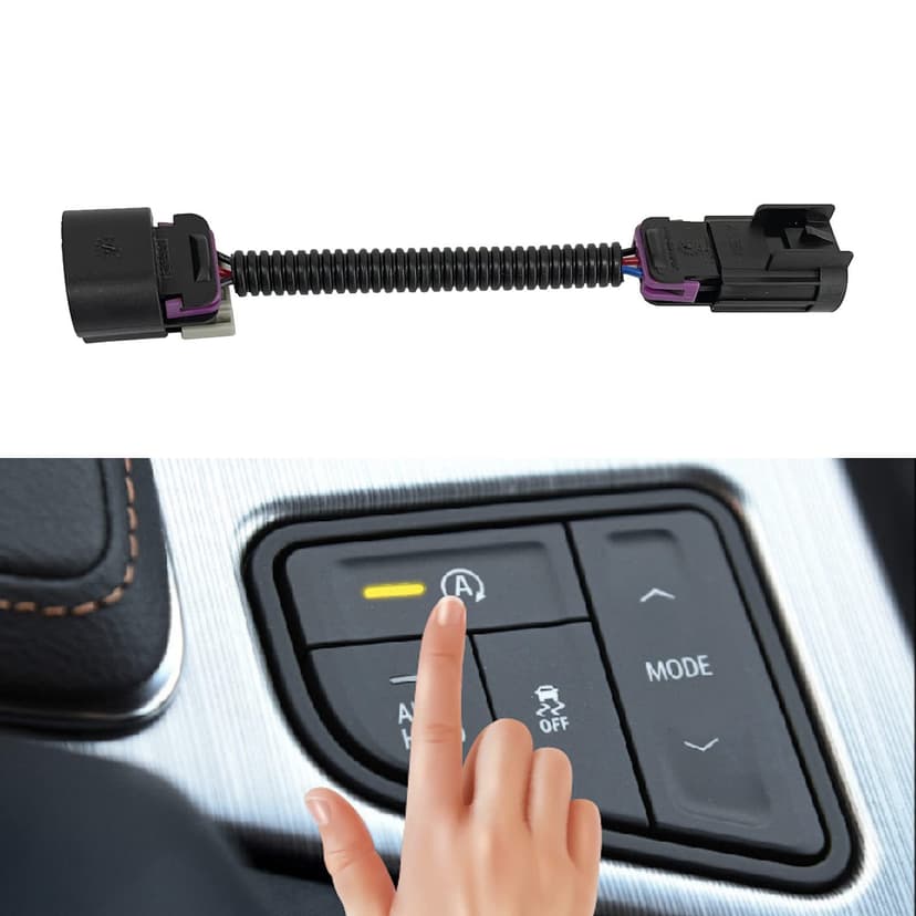 BODENLA Auto Start Stop Disable/Delete/Eliminator/Canceller for Chevy Equinox Malibu Cruze (2013-2018) and for Cadillac CT6 XT4 XT5 XT6 (2013-2018) for Buick Enclave (Big Plug)