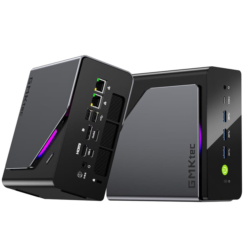 GMKtec K15 AI Mini PC Oculink with Intel Core Ultra 5 125U Processor, Barebones Without RAM/SSD/OS, Desktop Computer AI Boost, 3X M.2 2280 Storage Expansion, Dual NIC 2.5GbE, HDMI 2.1, USB4