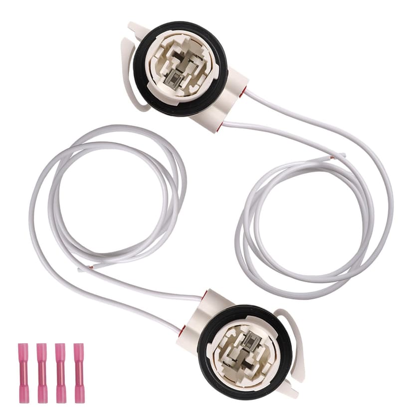 Light Socket Wire Harness Pigtail Repair Kit LED Standard, Bulbs# 4114,4157,3157,Replaces# 19258649, LS94,645-607,Turn Signal Lamp Socket,Daytime Running Light Socket,Brake Light Socket(2Pcs)