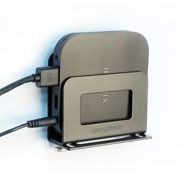 Monzlteck Adjustable Small Device Wall Mount Holder for Apple TV,ROKU,Router,Modem and Other Media Players