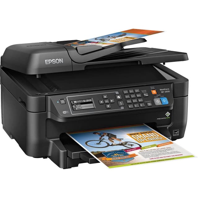 Epson Workforce WF-2650 All-in-One Wireless Color Printer with Scanner, Copier and Fax