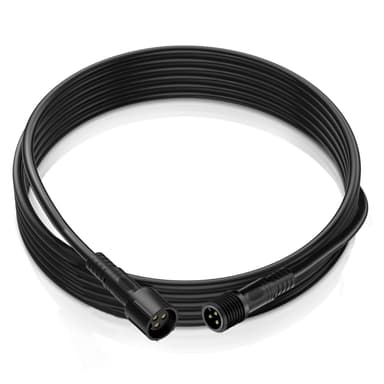 4 PCS 4FT 3 Pin RGB Rock Light Extension Wire, Design for Our Brand's Rock Lights, Other Brands Must Meet The Conditions of which Length of The Male Plug is 0.24 Inches and The Female is 0.39 Inches