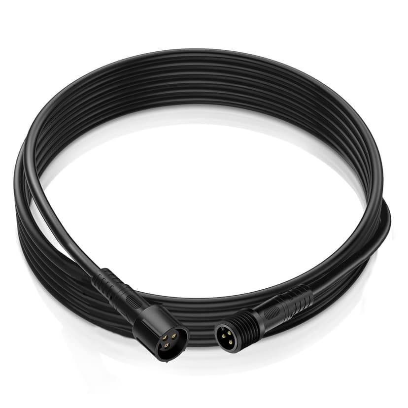 4 PCS 4FT 3 Pin RGB Rock Light Extension Wire, Design for Our Brand's Rock Lights, Other Brands Must Meet The Conditions of which Length of The Male Plug is 0.24 Inches and The Female is 0.39 Inches