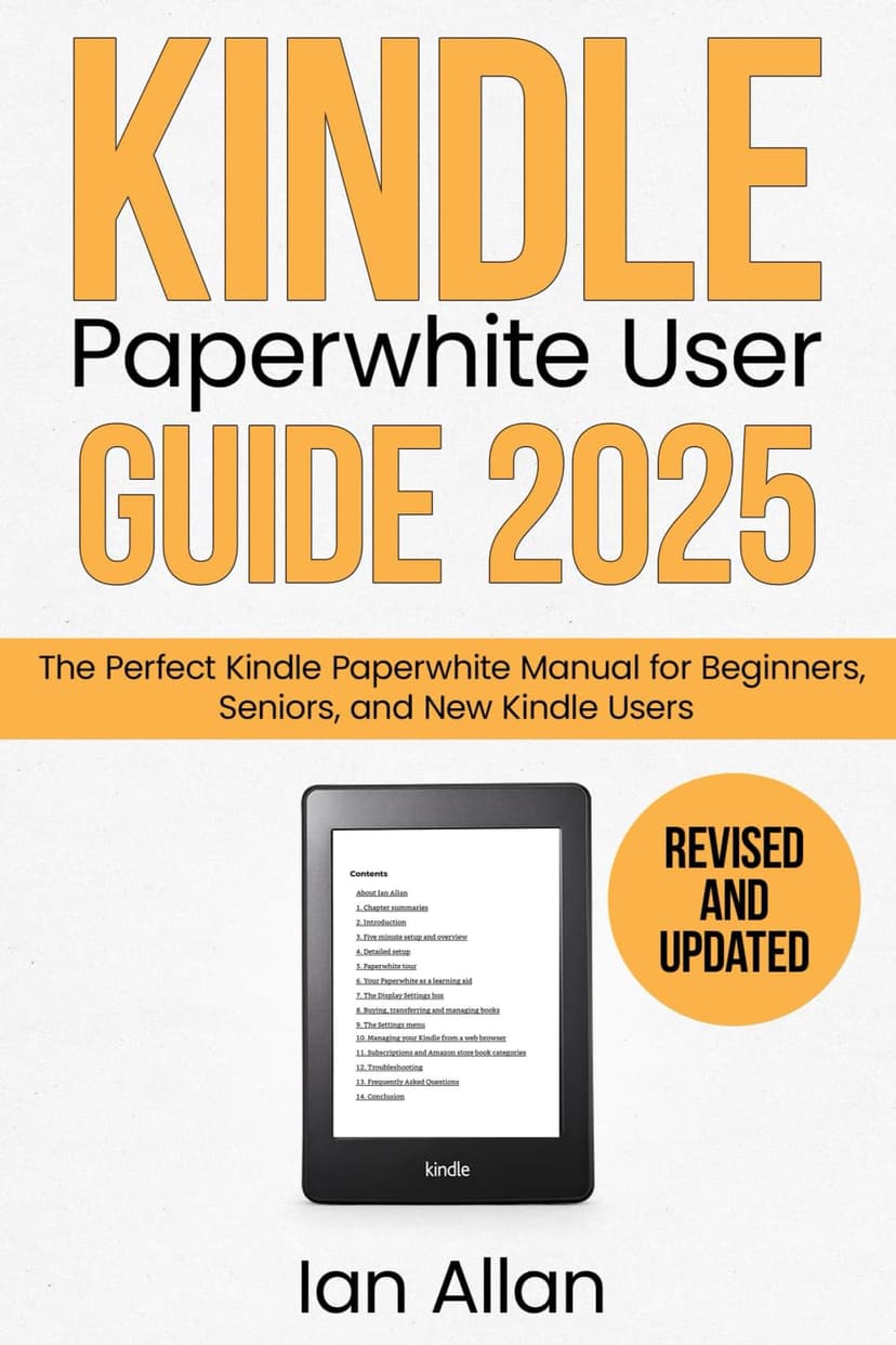 The All-New Kindle Paperwhite User Guide 2025: The Perfect All-New Kindle Paperwhite Manual for Beginners, Seniors, and New Kindle Users (Amazon Kindle Series)