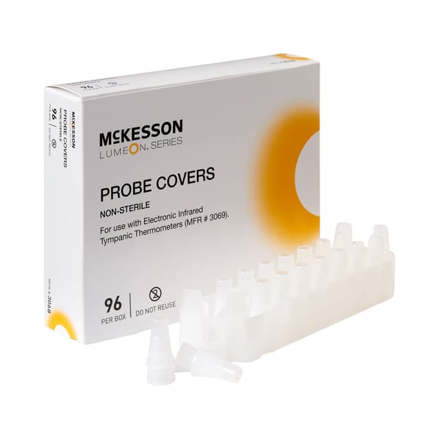 McKesson LUMEON Probe Cover for Tympanic Thermometer, Non-Sterile, 96 Count
