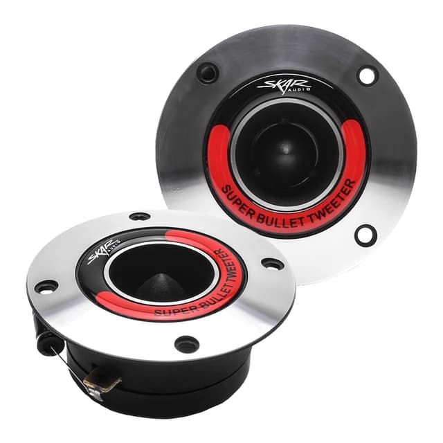 Skar Audio VX175-ST 1.75-Inch 400 Watt High Compression Aluminum Bullet Super Tweeters, Pair