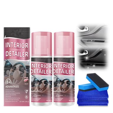 BBEUU Car Interior Detailer & Protectant, Car Interior Cleaner Suitable for Cleaning Rubber, Plastic, and Leather Surfaces Inside Vehicles, Clean and Protect Car, Truck, SUV (2, 100ML)