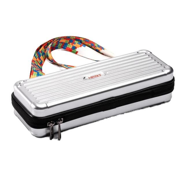 iDPRT Portable Printer Carrying Case,Compatible MT610 Printer, for Wireless Mobile Travel Printer Storage Holder Paper & USB Cable(Bag Only) - Silver