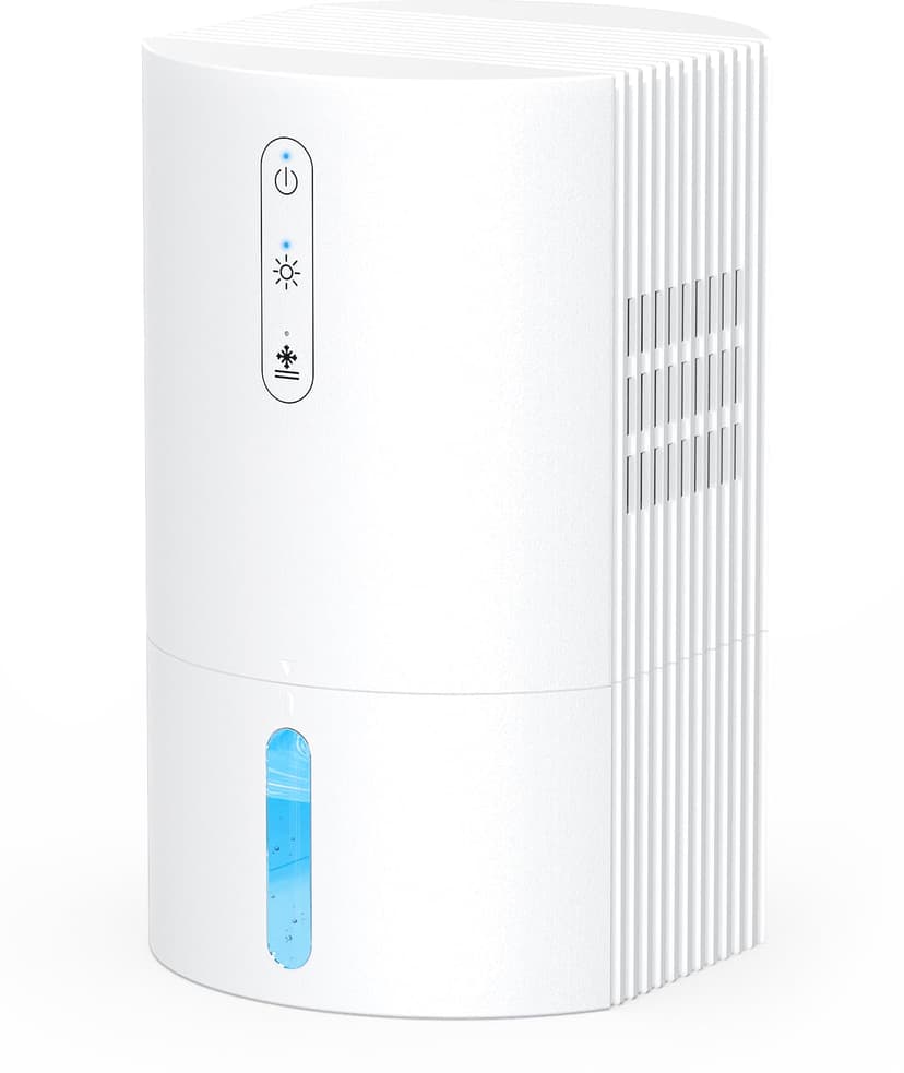 Dehumidifiers for Home, 35oz Dehumidifier for Bathroom with Auto Shut-off Auto Defrost, Whisper Quiet Dehumidifier for Bedroom Office RV Closet Wardrobe (White)