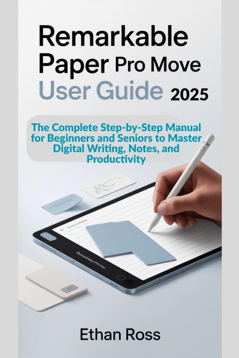 ReMarkable Paper Pro Move User Guide 2025: The Complete Step-by-Step Manual for Beginners and Seniors to Master Digital Writing, Notes, and Productivity