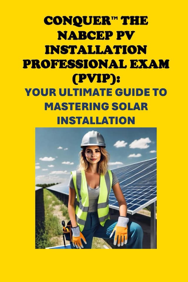 Conquer the NABCEP PV Installation Professional Exam (PVIP): Your Ultimate Guide to Mastering Solar Installation (Solar Certification)