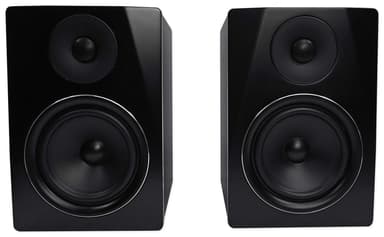 Rockville APM6B Powered USB Studio Monitor Speaker Pair in Black, 6.5", 2-Way, 350W, EQ, MDF Wood, RCA/XLR, Perfect for Studios, Recording, Music