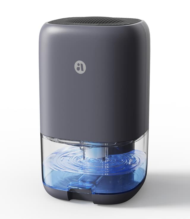 Dehumidifier, 35 OZ Small Dehumidifiers for Bedroom for Home, Quiet with Auto Shut Off, Dehumidifiers for Bedroom (280 sq. ft), Bathroom, RV, Closet, Grey