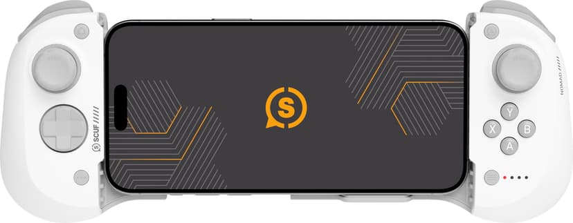 SCUF NOMAD Wireless iPhone Mobile Gaming Controller – Customizable Paddles – Anti-Drift Thumbsticks – Bluetooth 5.0 Connectivity – PS Remote, Xbox Game Pass, Apple Arcade, Steam Link – White