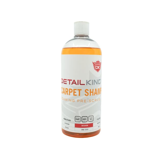 Detail King Automotive Carpet Shampoo & Car Upholstery Cleaner - Auto Detailing Carpet Cleaner For Car Interior - 32oz