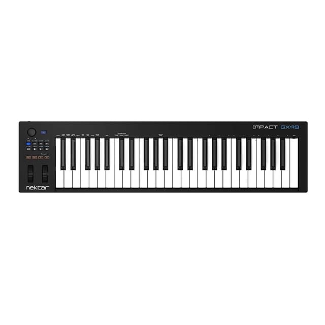 Nektar Impact GX49 | USB MIDI Controller Keyboard with Nektar DAW Integration Black