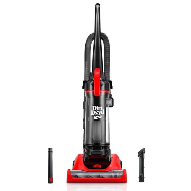 Dirt Devil Multi-Surface+ Upright Bagless Vacuum Cleaner for Carpet and Hard Floor, Powerful, Lightweight, Corded Vacuum Cleaners for Home Use, Red