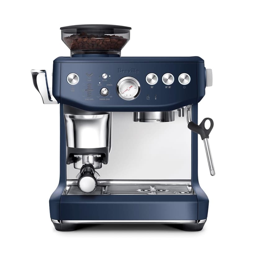 Breville Barista Express Impress Espresso Machine BES876DBL, Damson Blue