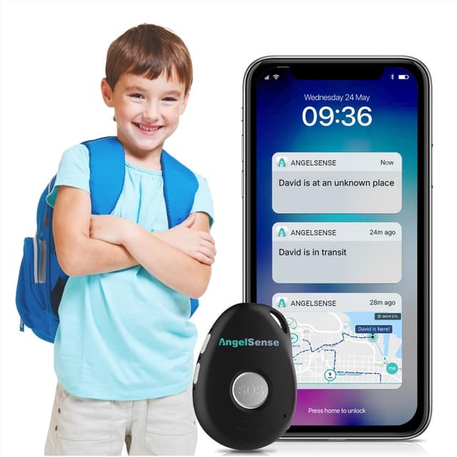 Safety Monitor for Kids with Special Needs, Autism and Elderly - GPS Tracker for Kids, SOS Button, 2-Way Speakerphone, Real Time Location Alerts, School Bus Tracking - Subscription Required