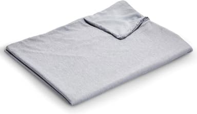 EXQ Home Weighted Blanket Cover 41x60-Twin Size Premium Soft for Kids Weighted Blanket with Zipper,Machine Washable Duvet Cover for Hot Sleeper in Summer(Grey,Duvet Cover Only)