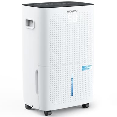 Waykar 150 Pints 7,000 Sq. Ft Energy Star Dehumidifier with Drain Hose for Commercial and Industrial Large Rooms, Home, Basements, Storages, Warehouses and Bedrooms